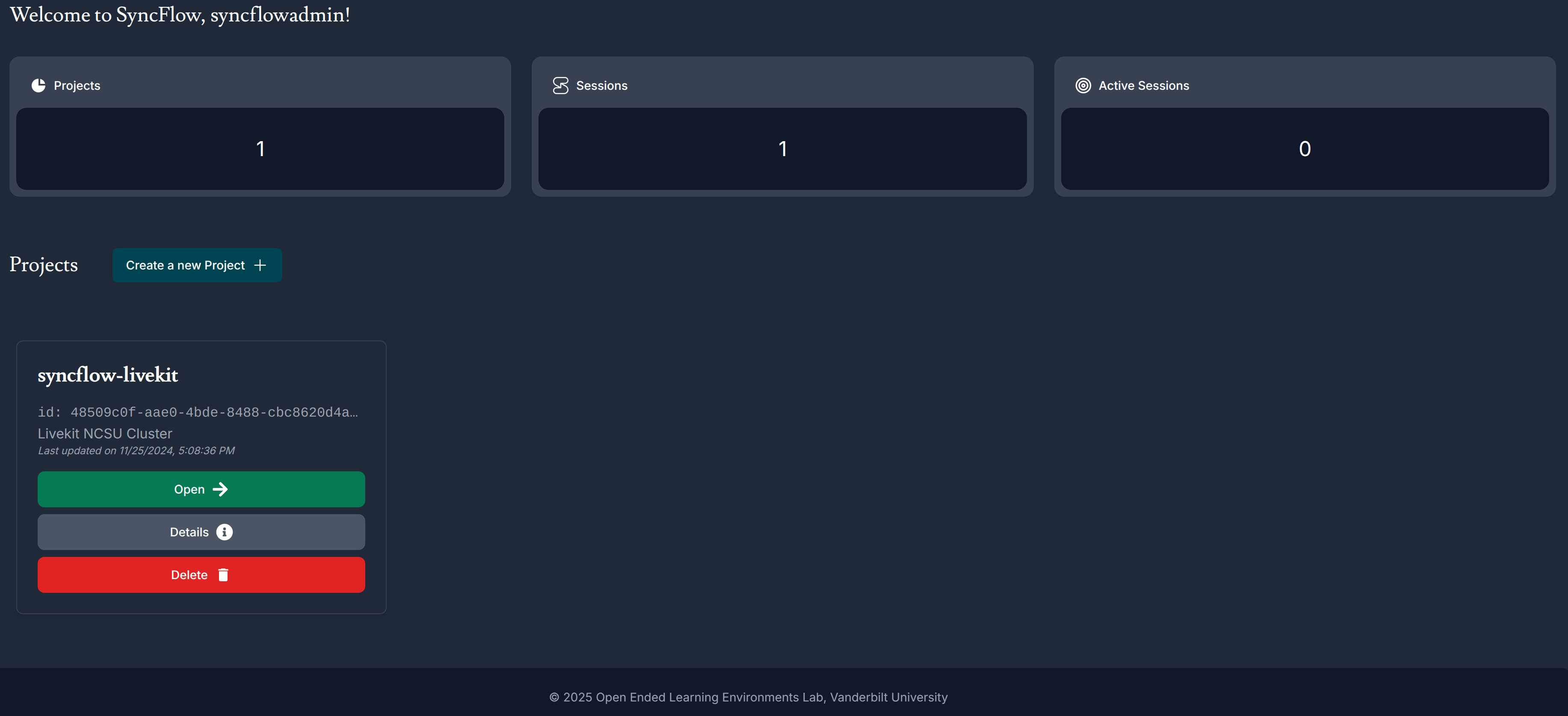 Project Dashboard